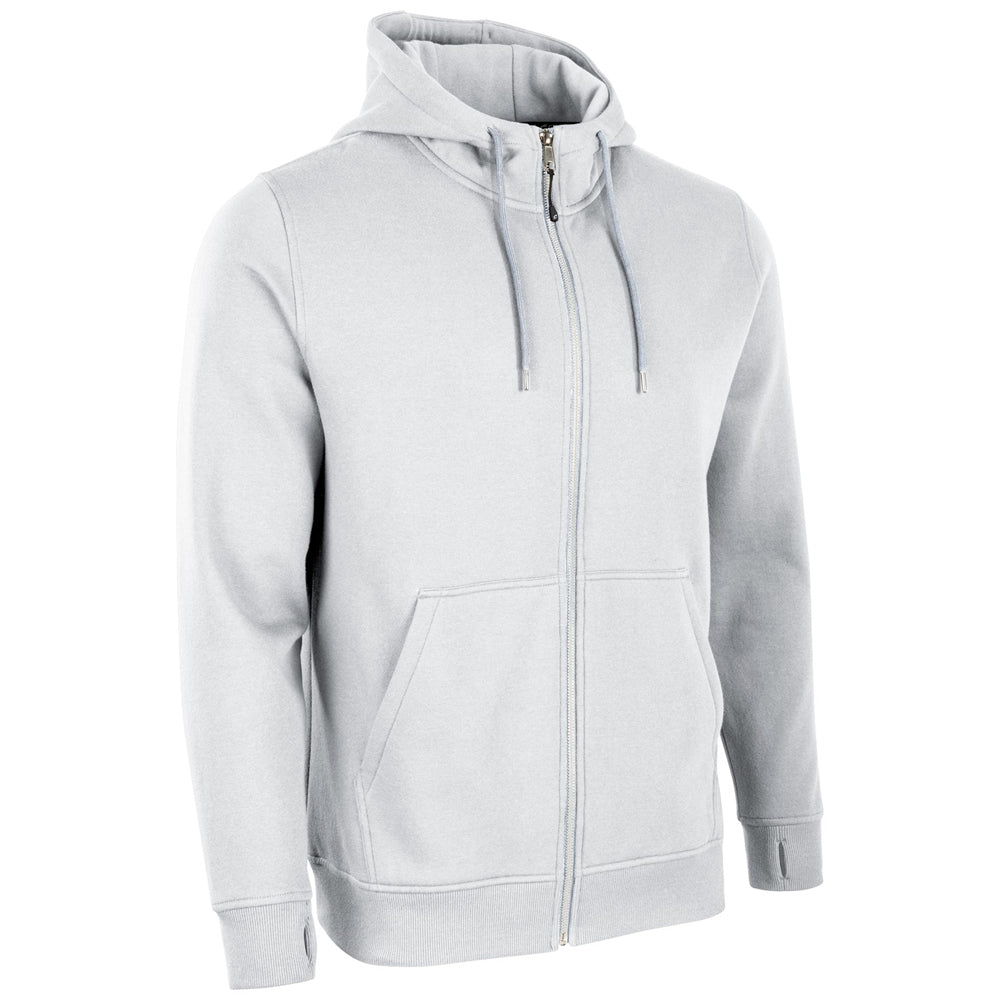 WHITE Victory Fleece Zip Up Hoodie (ADULT,YOUTH)