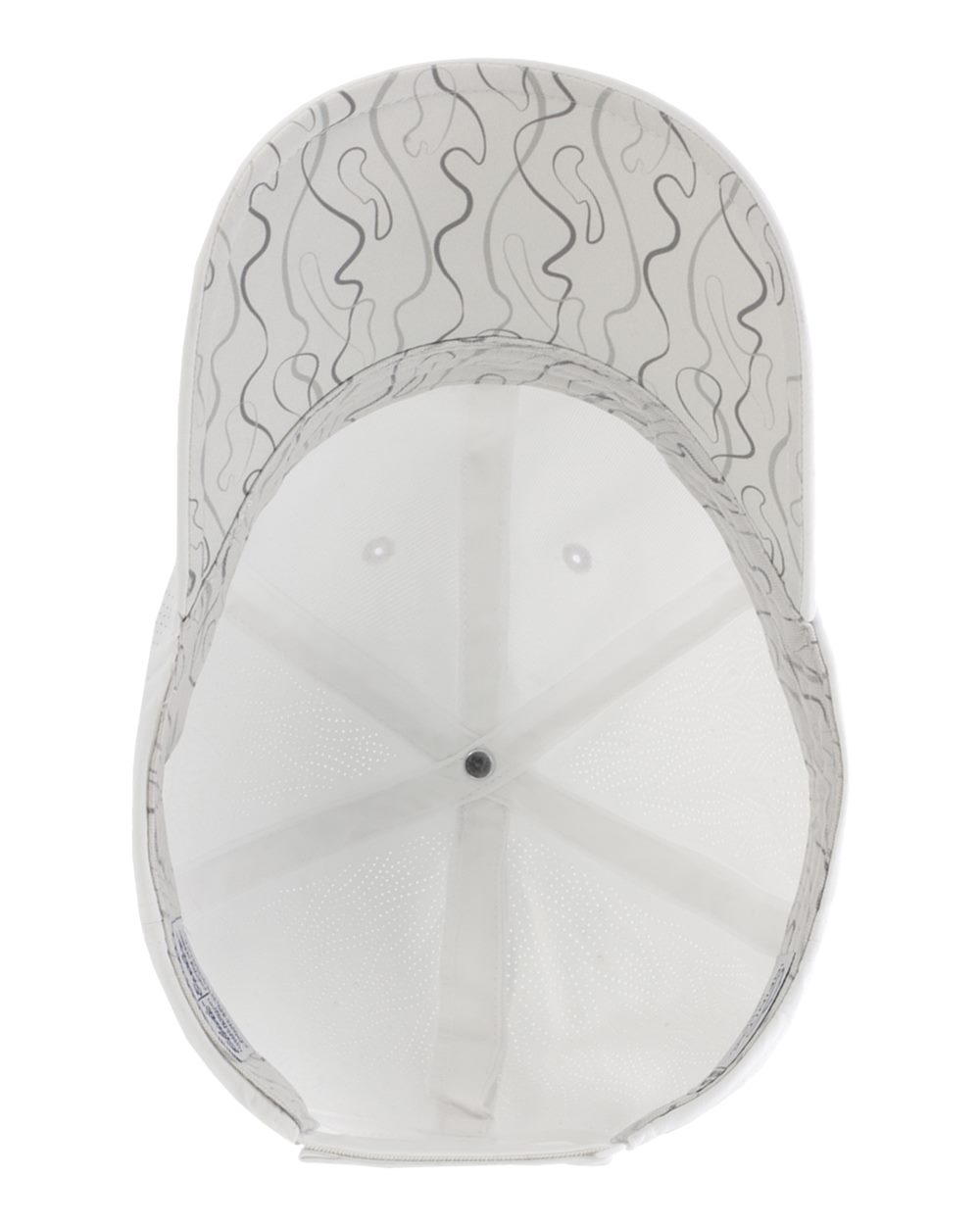 White/ Waves Women's Perforated Performance Cap - SOPHIE