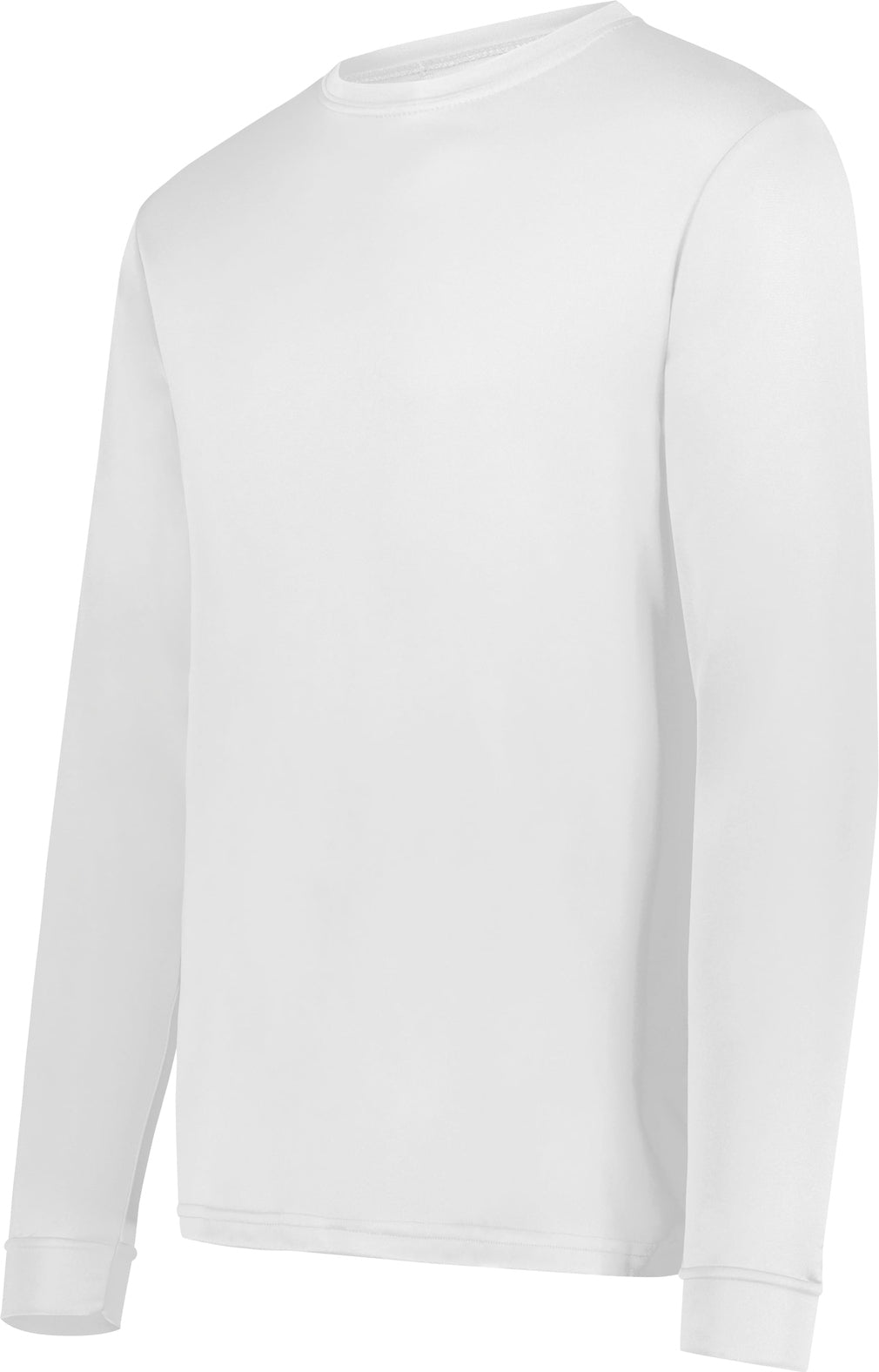 WHITE WICKING LONG SLEEVE T-SHIRT