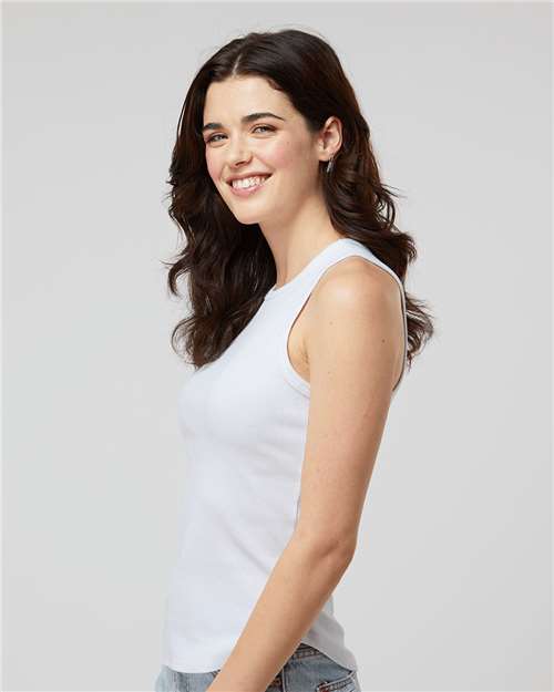 White Women&#39;s Adrienne Tank Top - BW2501
