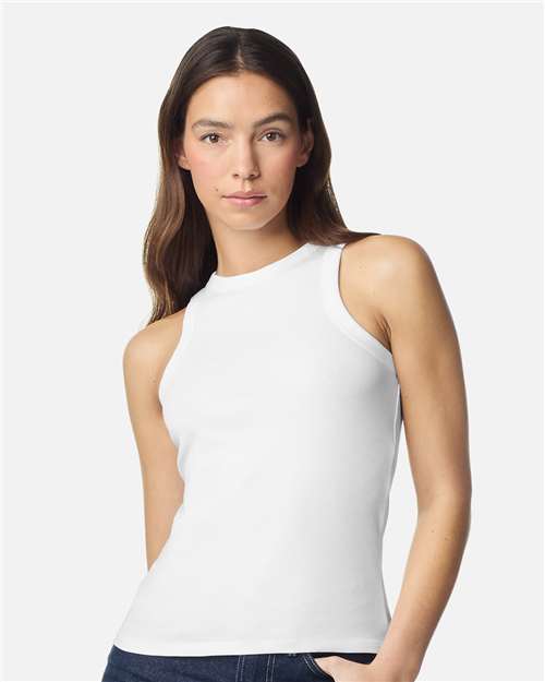 White Women's Baby Rib Tank - BR2101