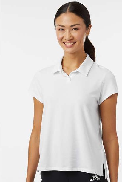 White Women&#39;s Blend Polo - A690