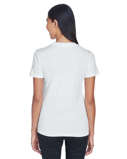 White Women&#39;s Cool and Dry Performance T-Shirt - 8620L