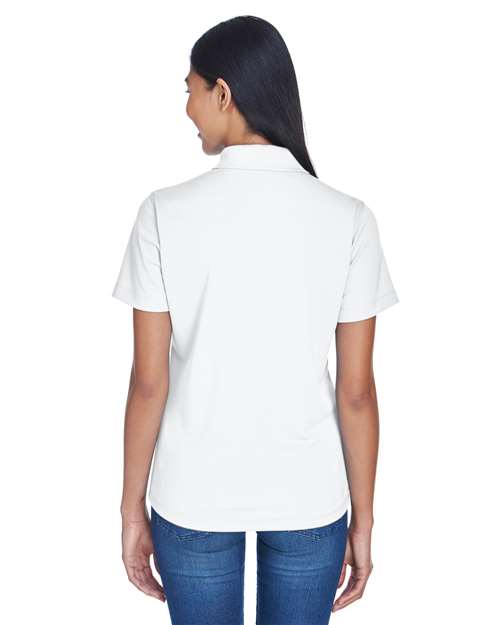 White Women&#39;s Cool &amp; Dry Stain-Release Performance Polo - 8445L