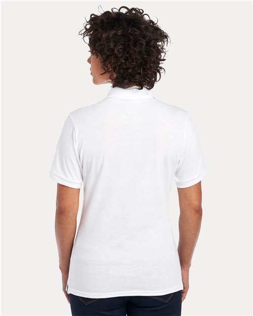 White Women&#39;s Dri-Power® Polo - 437F