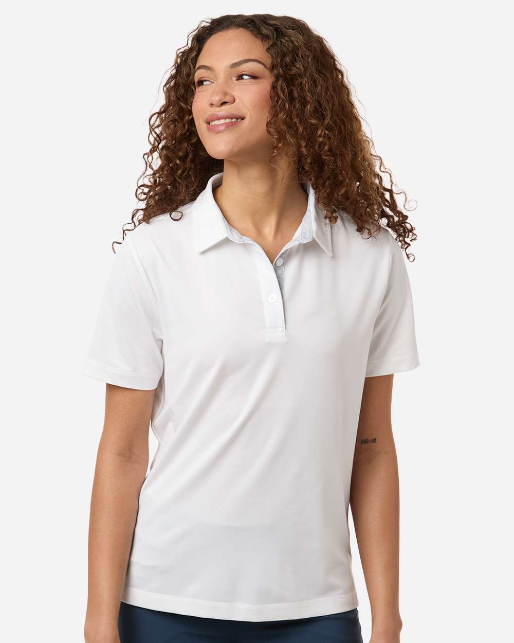 White Women's Ella Polo - SW2001L