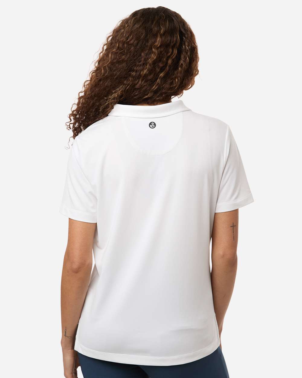 White Women's Ella Polo - SW2001L