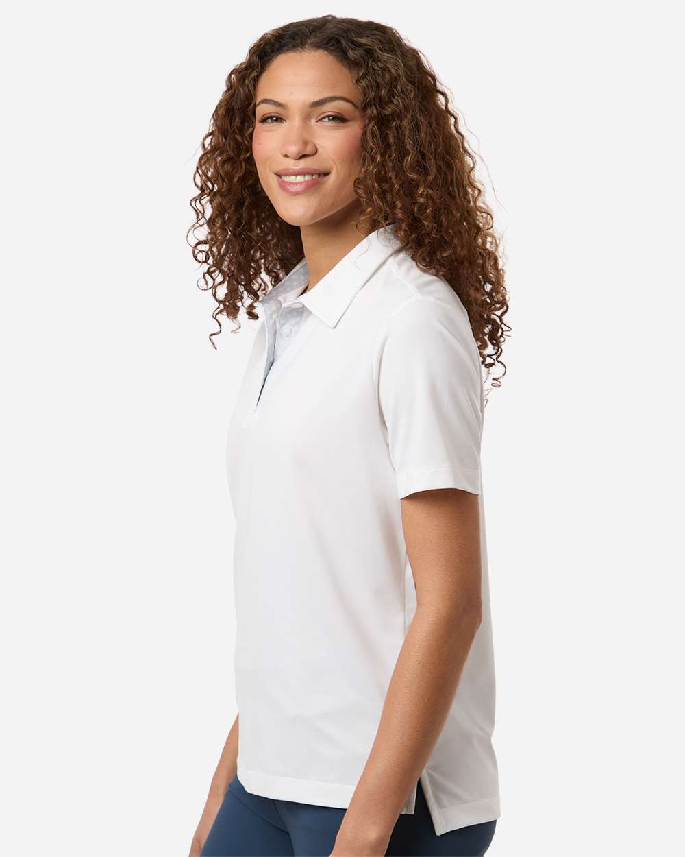 White Women's Ella Polo - SW2001L