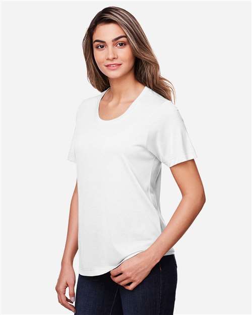 White Women&#39;s Fusion ChromaSoft™ Performance T-Shirt - CE111W
