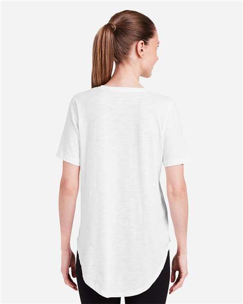 White Women&#39;s Longline T-Shirt - TW668S