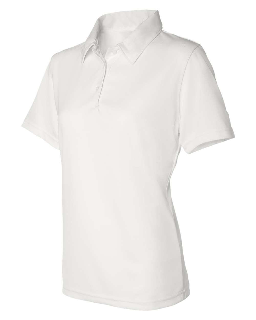 White Women&#39;s Moisture Free Mesh Polo - 5469