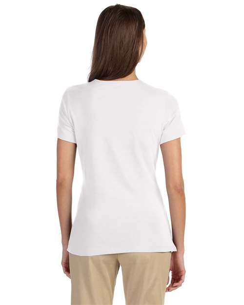 White Women&#39;s Perfect Fit™ Shell T-Shirt - DP182W