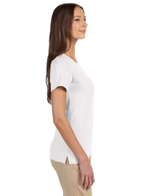 White Women&#39;s Perfect Fit™ Shell T-Shirt - DP182W
