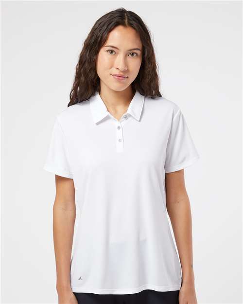 White Women&#39;s Performance Polo - A231