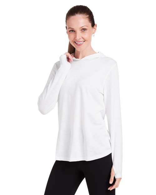 White Women&#39;s Recess Hooded Pullover - TW850S