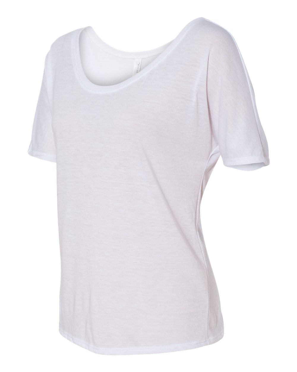 White Women’s Slouchy Tee - 8816
