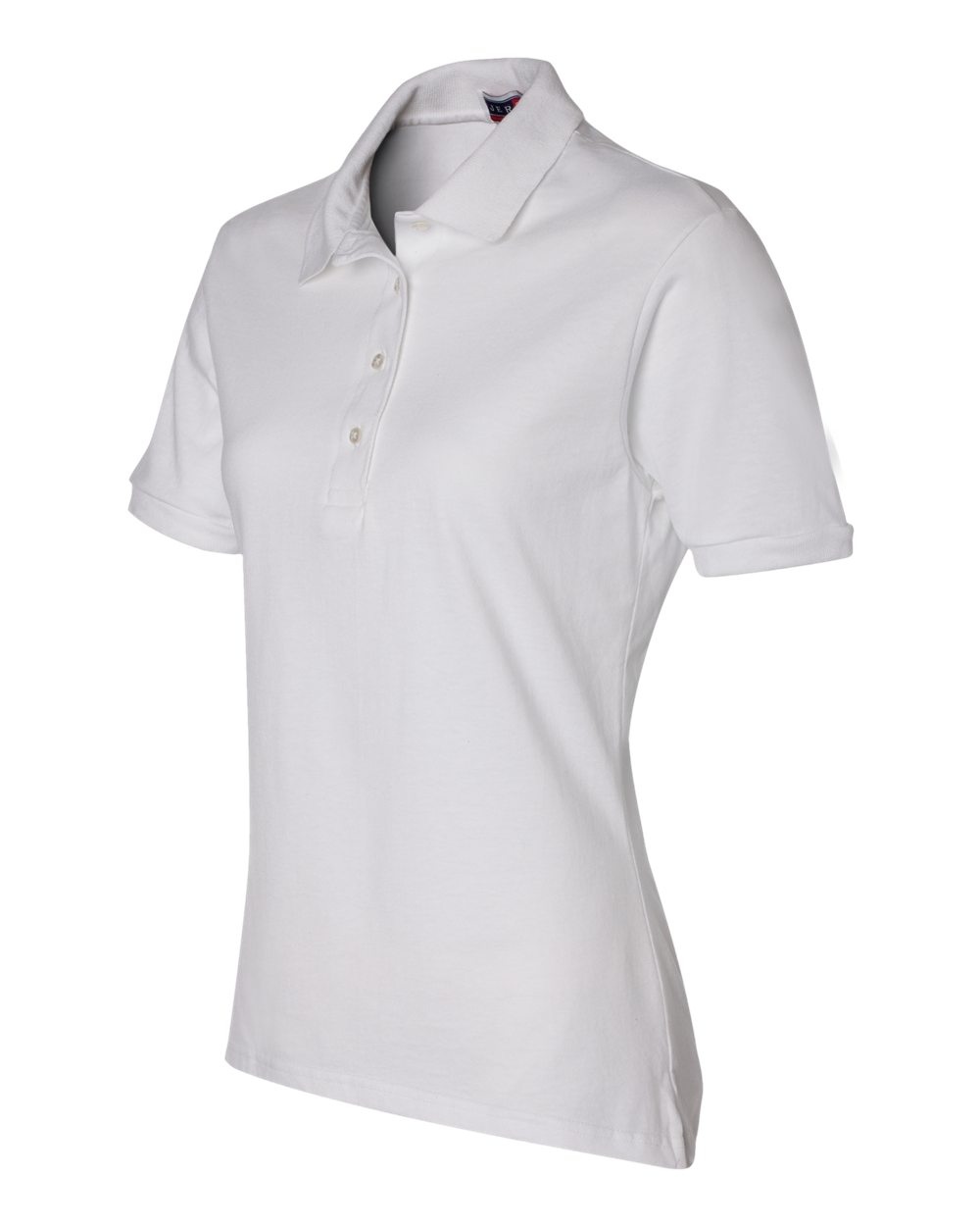 White Women&#39;s Spotshield® 50/50 Polo - 437WR