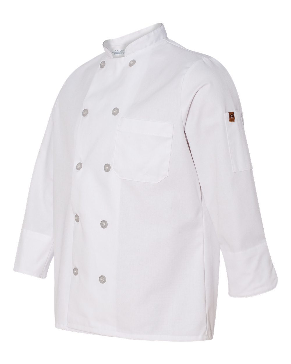 White Women's Ten Button Chef Coat - 0401