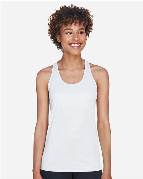 White Women&#39;s Zone Performance Racerback Tank - TT11WRC