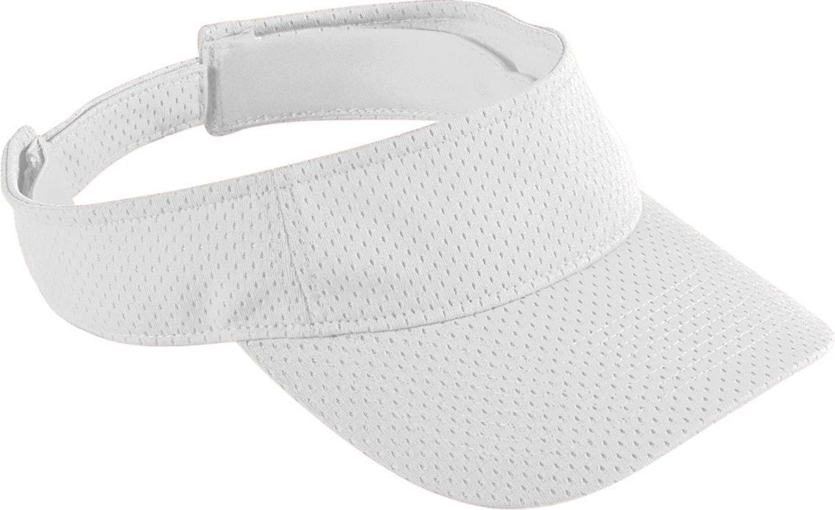 WHITE YOUTH ATHLETIC MESH VISOR