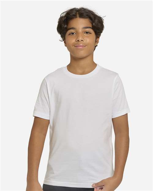 White Youth Epic Cotton T-Shirt - T1000B