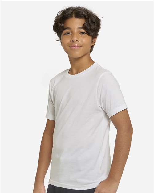 White Youth Epic Cotton T-Shirt - T1000B