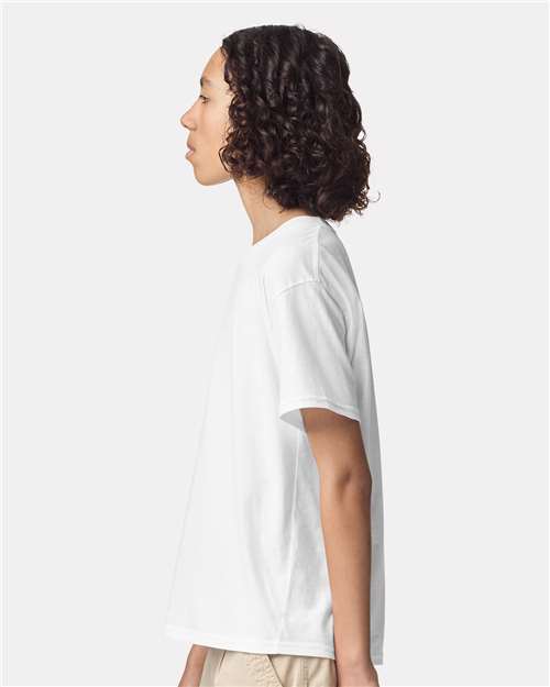 White Youth Fine Jersey Tee - 2001Y