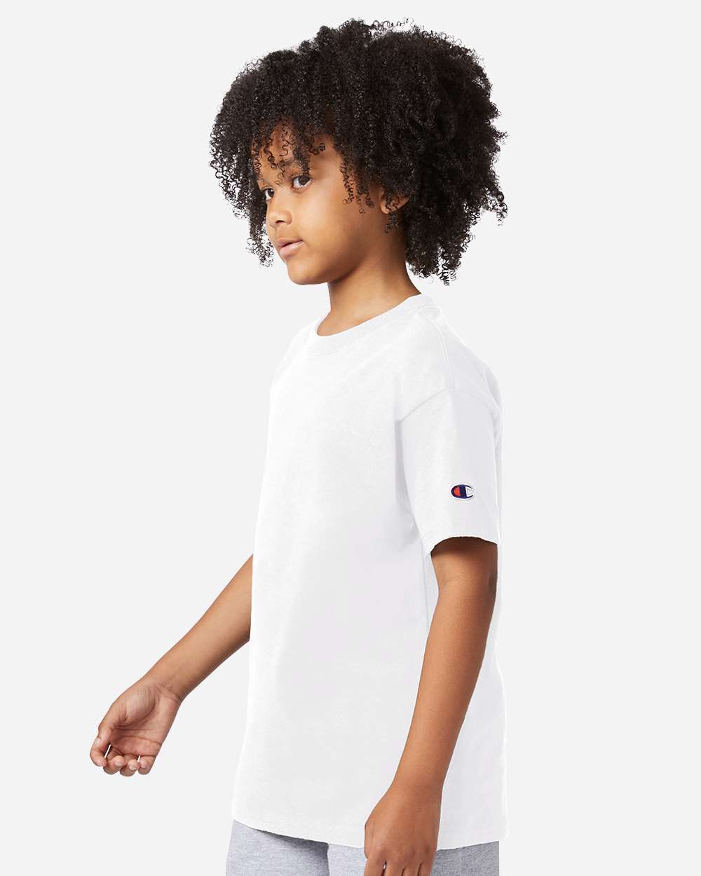 White Youth Jersey T-Shirt - CH1081