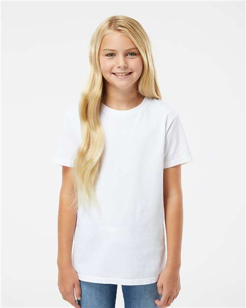 White Youth Organic T-Shirt - 402