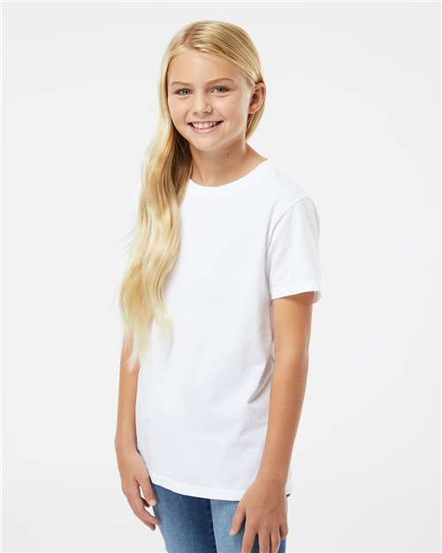 White Youth Organic T-Shirt - 402
