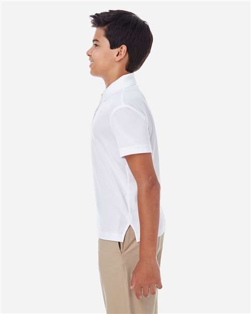 White Youth Origin Performance Piqué Polo - 88181Y