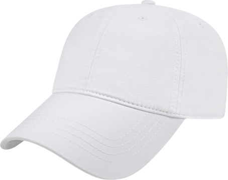 Cap America i1002 Relaxed Golf Cap - White