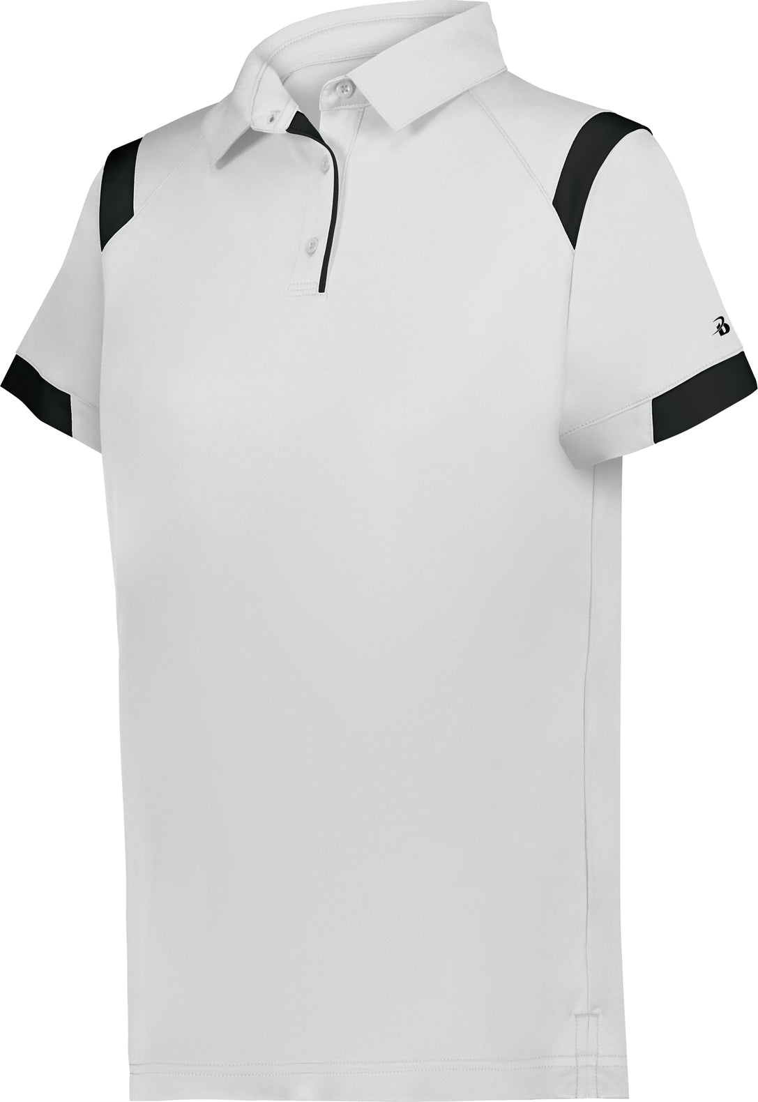 WHITE/BLACK (BA) ON THE RISE LADIES POLO