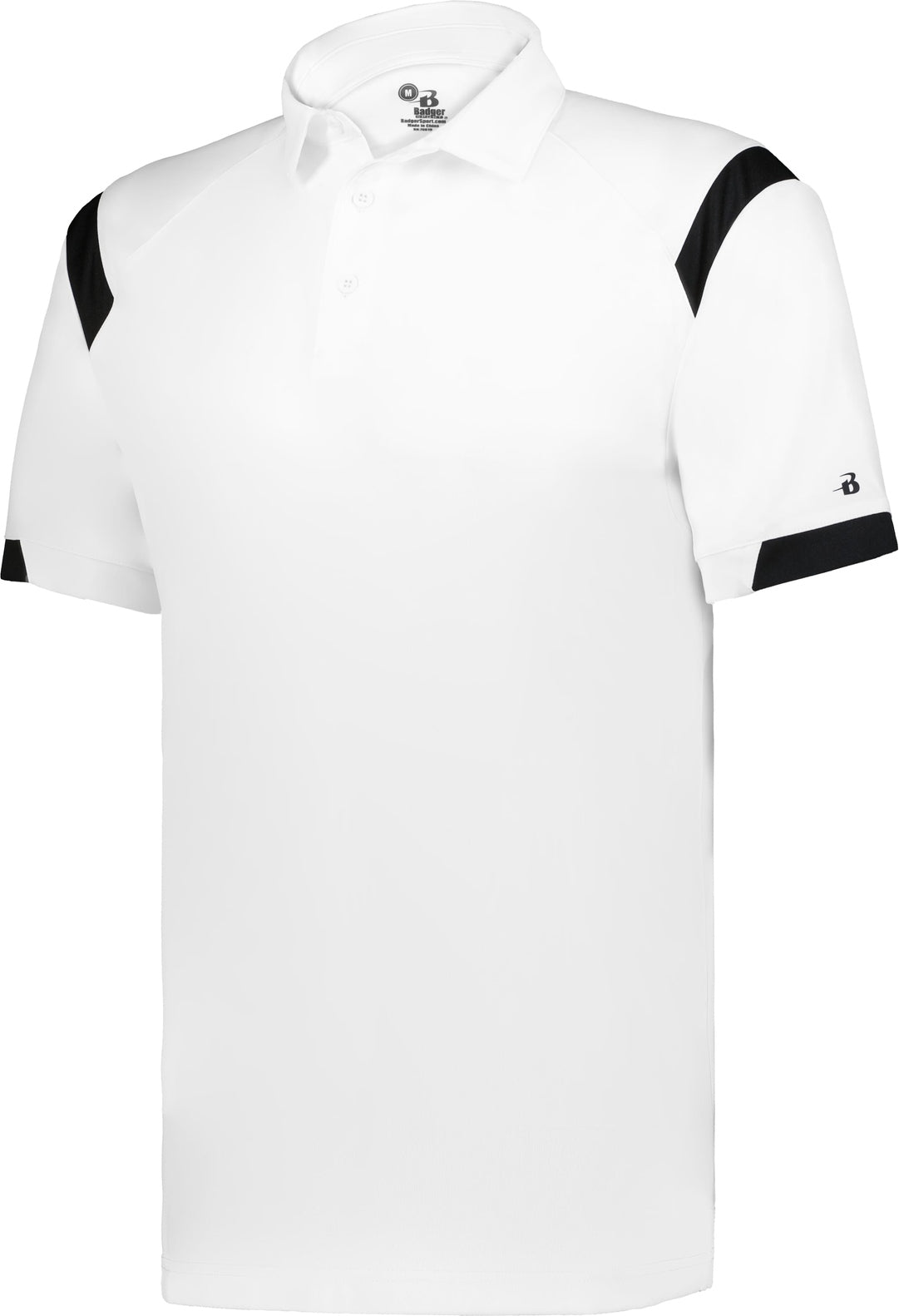 WHITE/BLACK (BA) ON THE RISE YTH POLO
