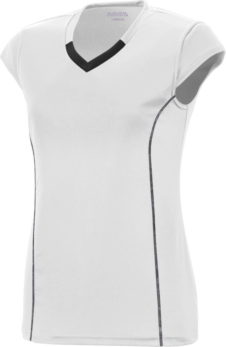 WHITE/BLACK GIRLS BLASH JERSEY