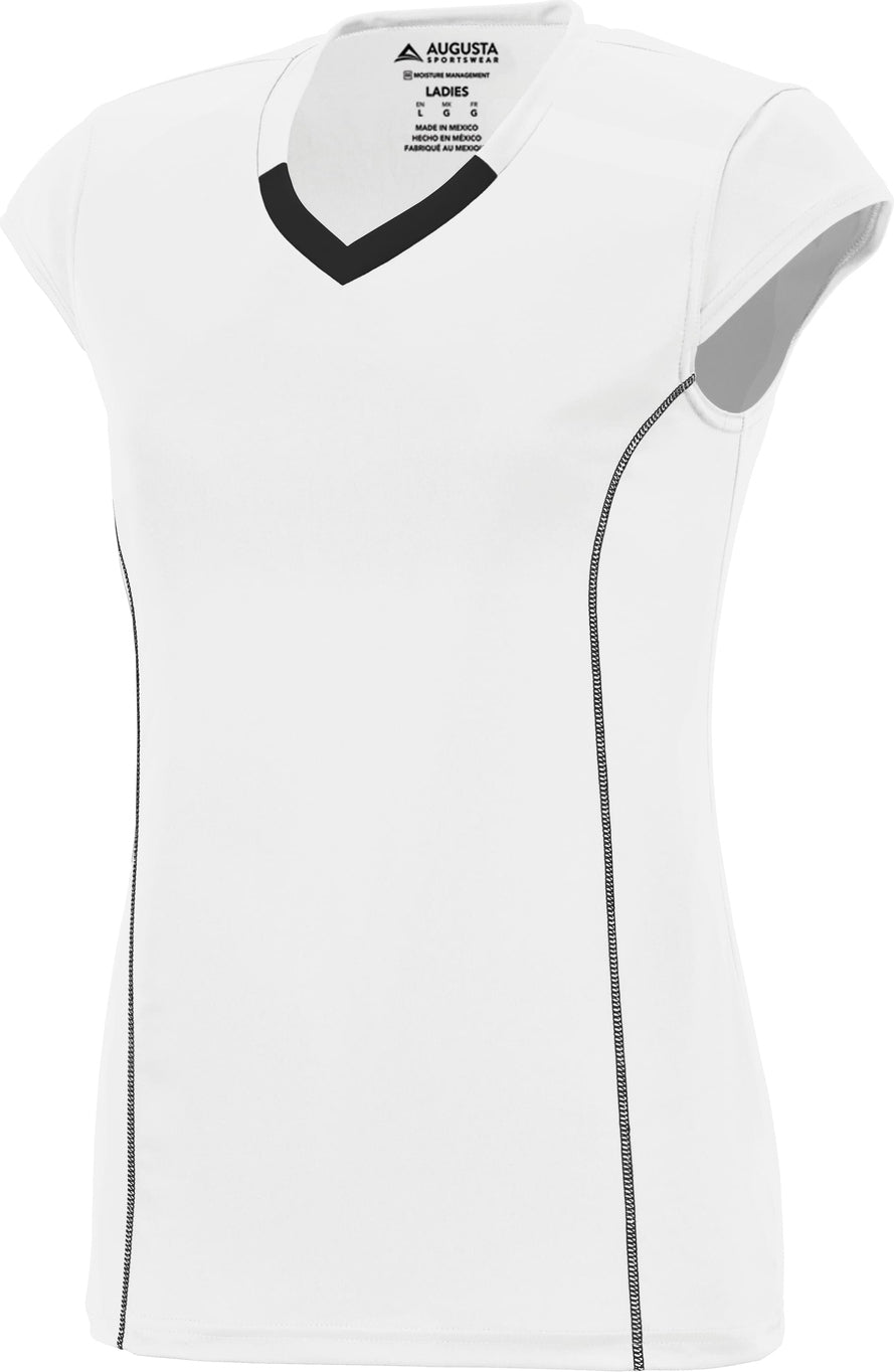 WHITE/BLACK LADIES BLASH JERSEY