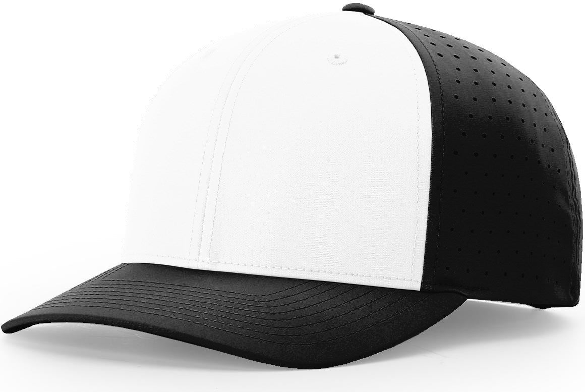 White/Black Laser Perf R-Flex Snapback  grouped