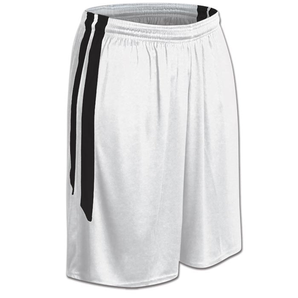 WHITE,BLACK Muscle Basketball Short