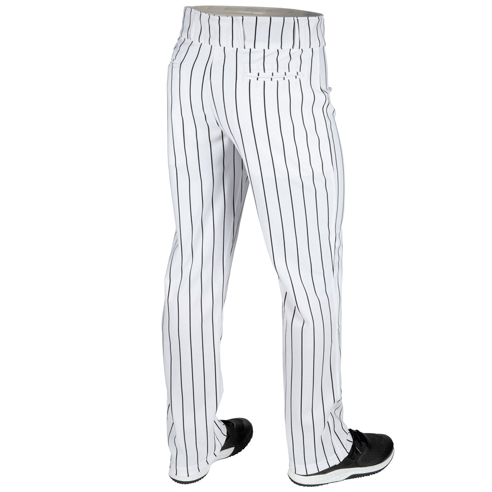 WHITE,BLACK Triple Crown 2.0 Open Bottom Pinstripe Pant