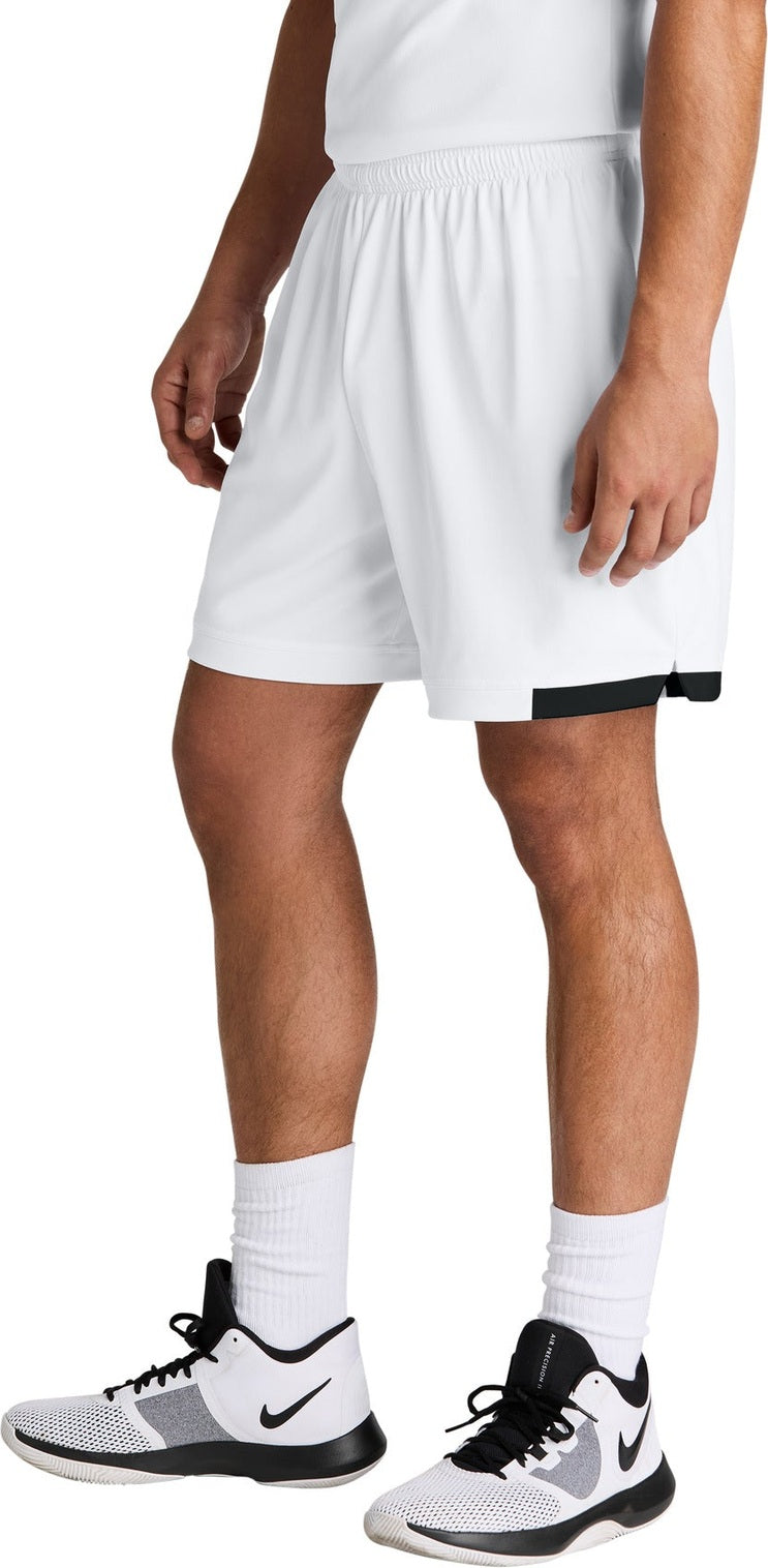 White/Blk Sport-Tek Club 7" Short ST442