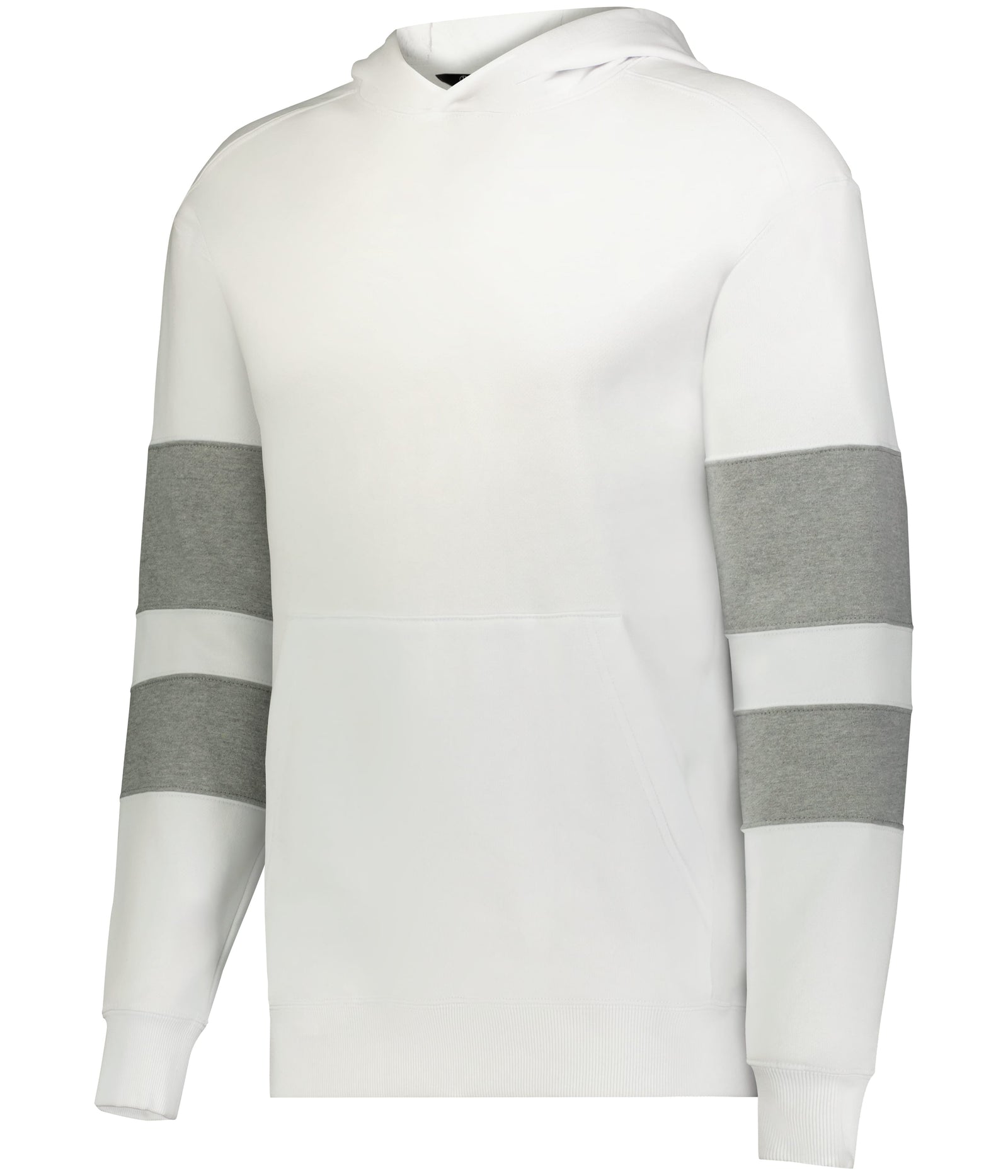 WHITE/CHARCOAL HEATHER YTH JACKSON WAY HOODIE