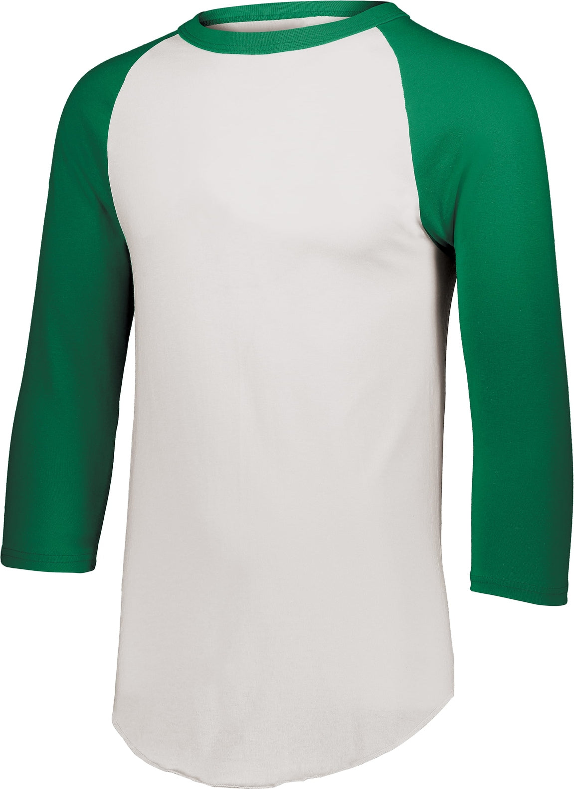 WHITE/KELLY TODDLER BASEBALL JERSEY