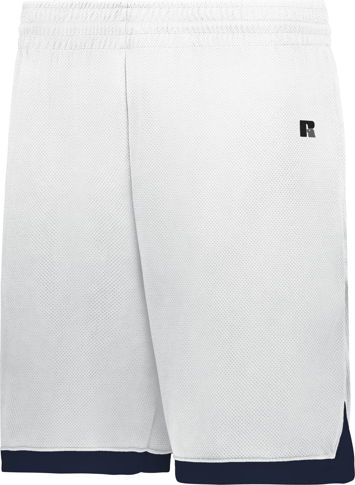 WHITE/NAVY YTH COOLCORE ELITE SHORTS