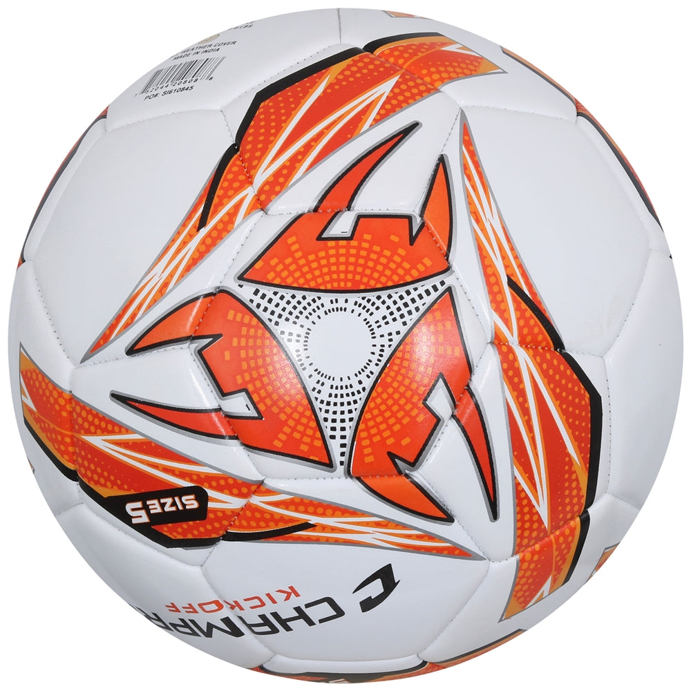 WHITE,OPTIC ORANGE Kickoff Soccer Ball