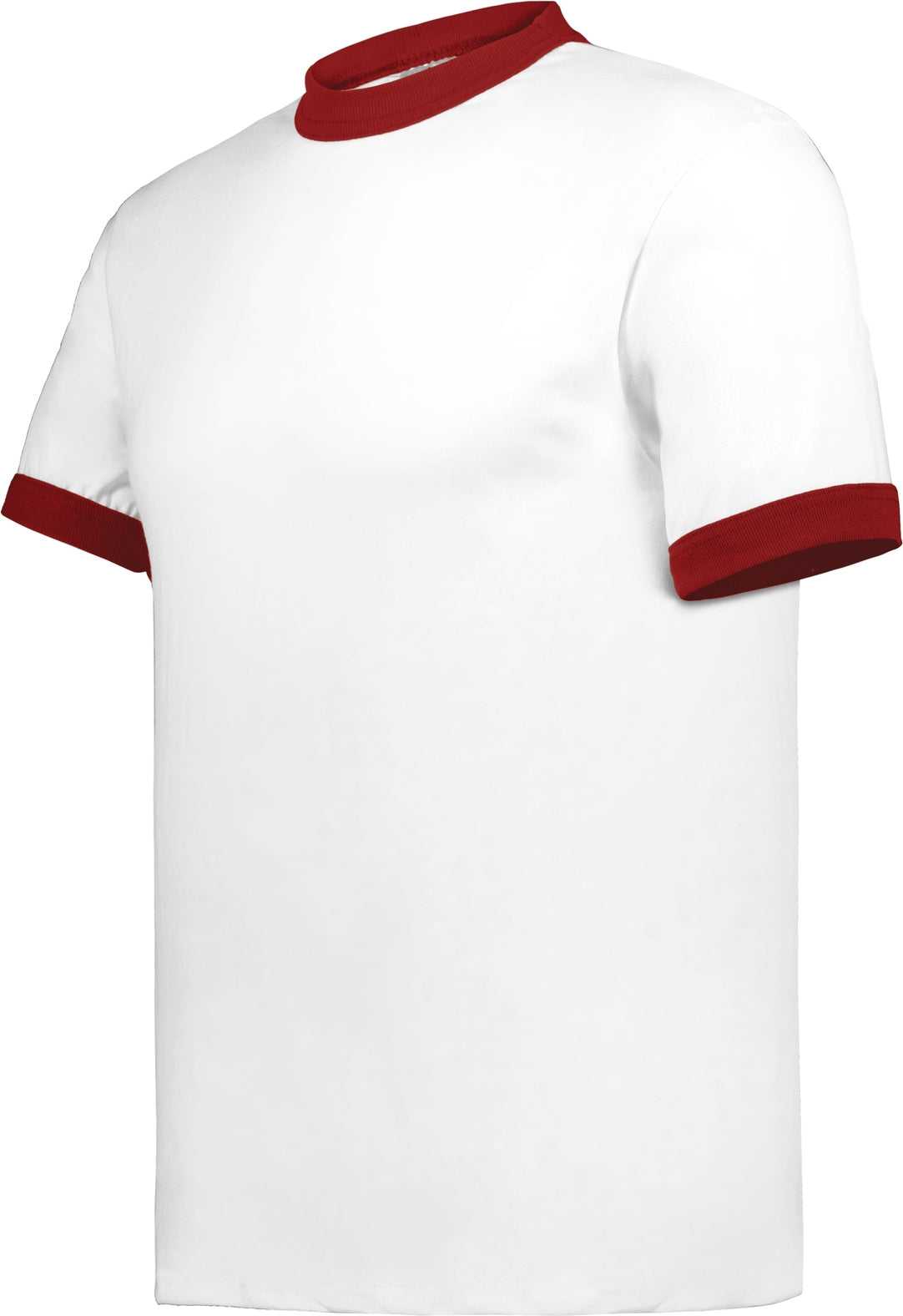 WHITE/RED ADULT RINGER T-SHIRT
