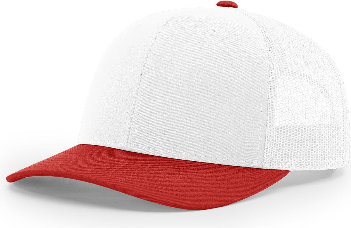 White/Red Trucker