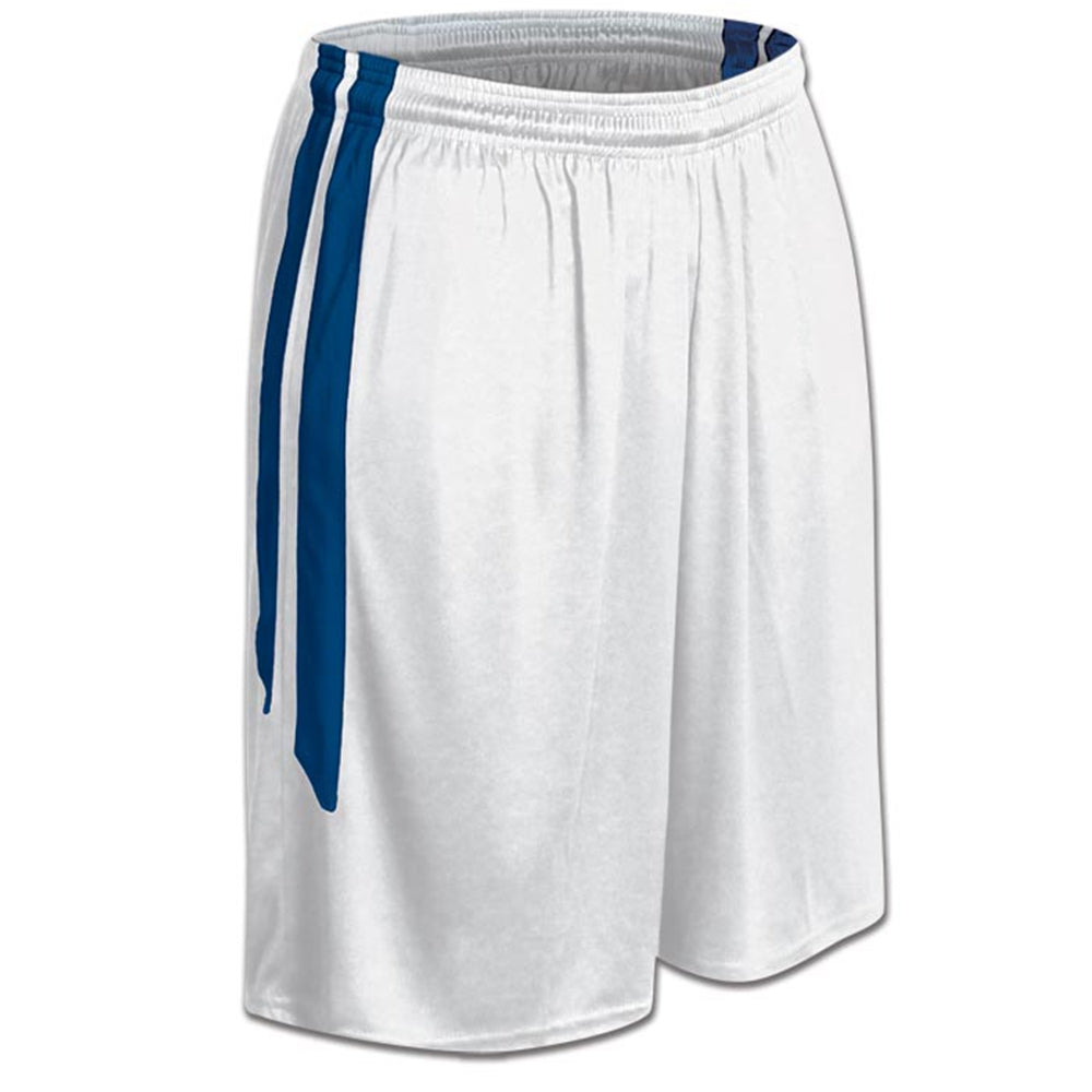 WHITE,ROYAL Muscle Basketball Short