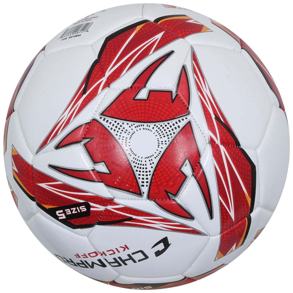 WHITE,SCARLET Kickoff Soccer Ball