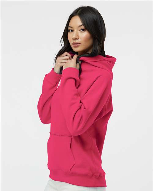 Wildberry Women&#39;s Sueded V-Neck Hooded Sweatshirt - 8836