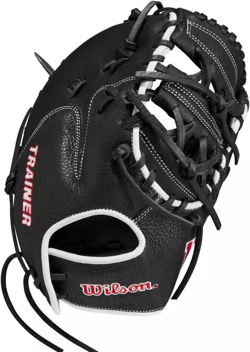 Wilson 11.00’’ First Base Trainer Wbw100910 - Black White Red - Right Throw